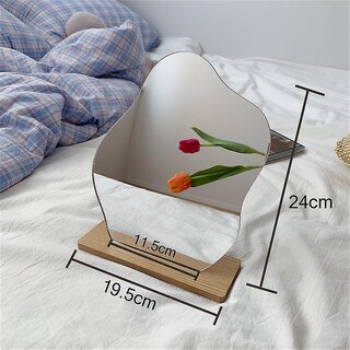 Foto 2 | Espejo De Maquillaje Huoguo Ins Con Lente Acrílica De Forma Irregular - Venta Internacional.