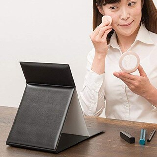 Foto 5 | Espejo De Maquillaje Plegable Y Práctico Moderno Negro - Venta Internacional.