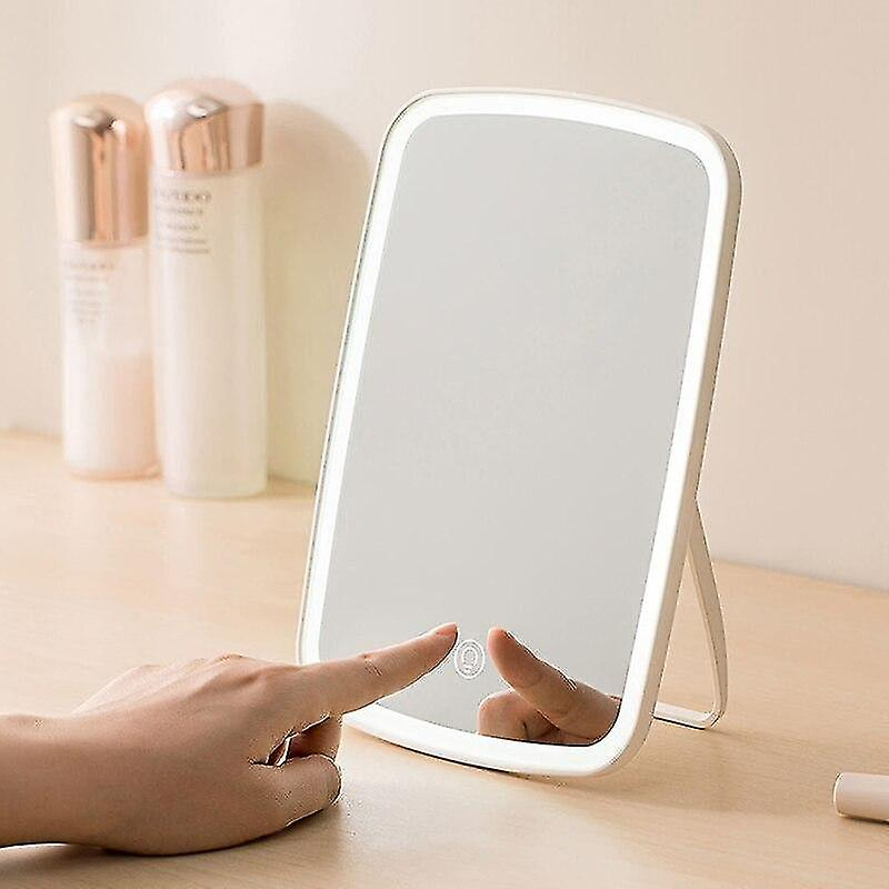 Foto 1 | Espejo De Maquillaje Huoguo Con Control Táctil Led Y Soporte  Color Blanco - Venta Internacional.