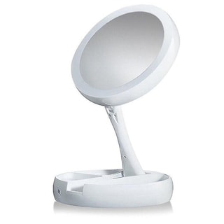 Foto 1 | Espejo De Maquillaje Huoguo Luz Led Plegable Ajustable Usb - Venta Internacional.
