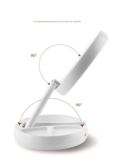 Foto 3 | Espejo De Maquillaje Huoguo Luz Led Plegable Ajustable Usb - Venta Internacional.