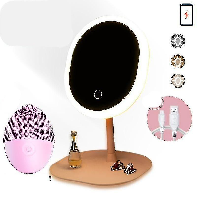 Foto 6 pulgar | Espejo De Maquillaje Huoguo Espejos Faciales Con Iluminación Led - Venta Internacional.