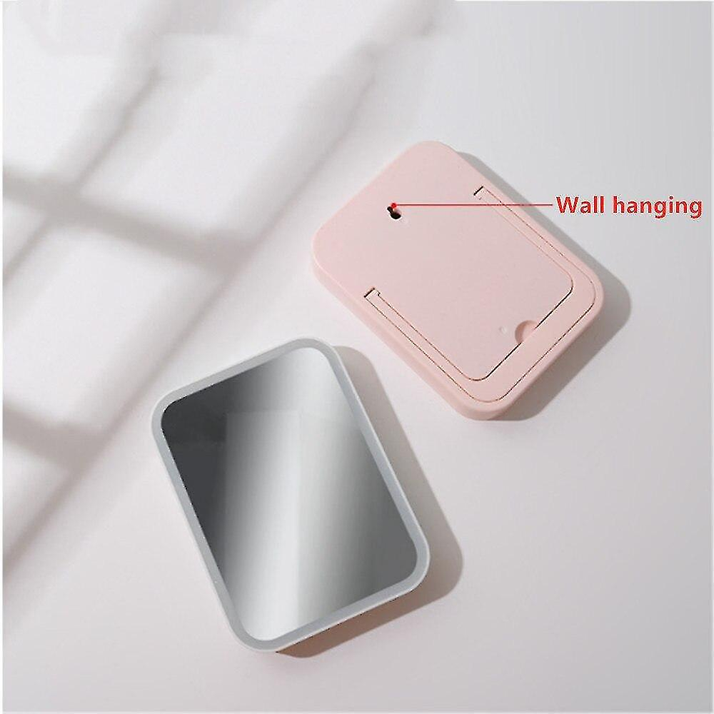 Foto 6 pulgar | Espejo De Maquillaje Huoguo Led Brightness Touch Recargable Rosa - Venta Internacional.