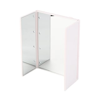 Foto 1 | Espejo Led Plegable Triple Con Luces Brillantes - Blanco - Venta Internacional.