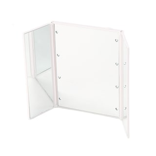Foto 4 | Espejo Led Plegable Triple Con Luces Brillantes - Blanco - Venta Internacional.