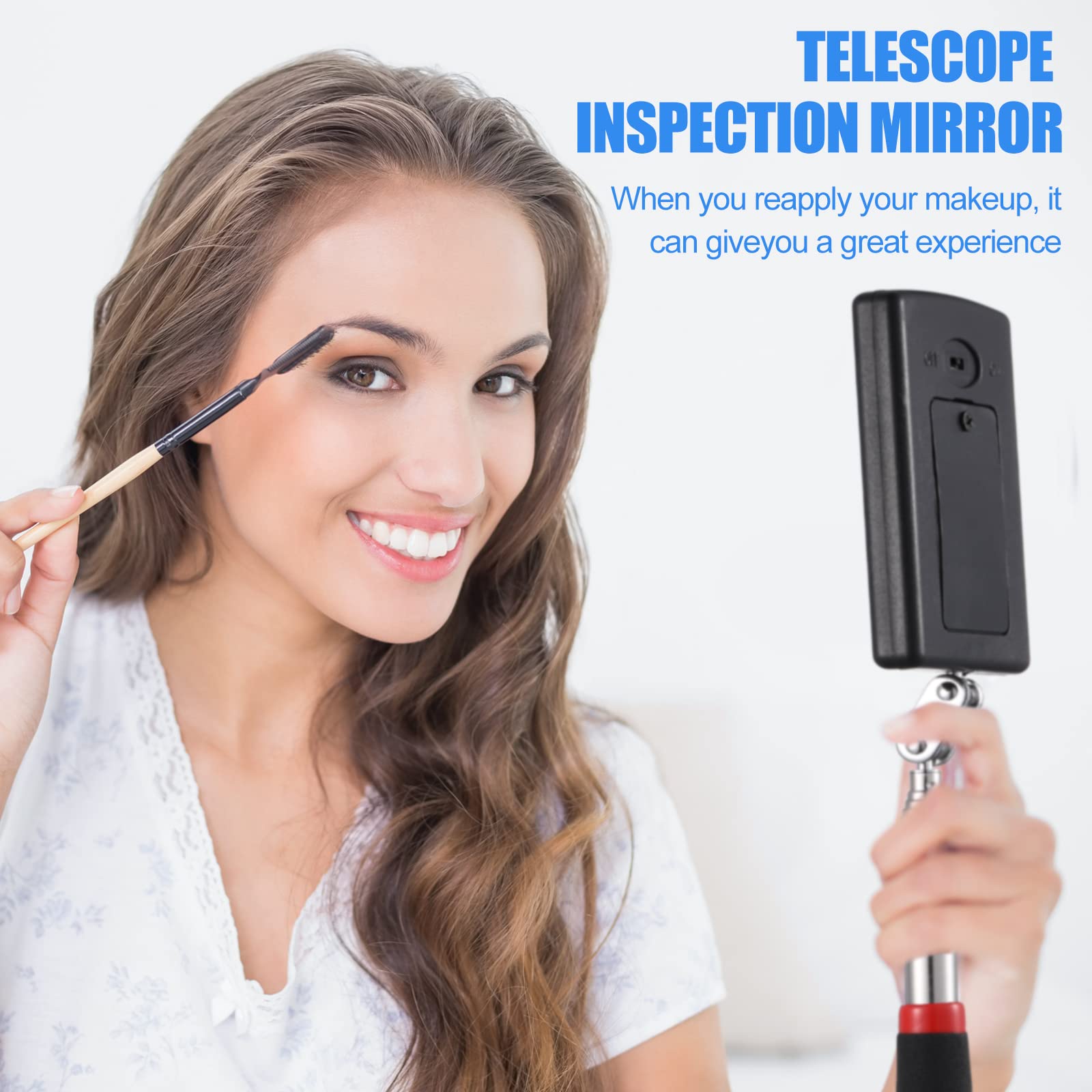 Foto 8 pulgar | Espejo De Inspección Telescópico Con Luz Led  4 Piezas Bbto - Venta Internacional.
