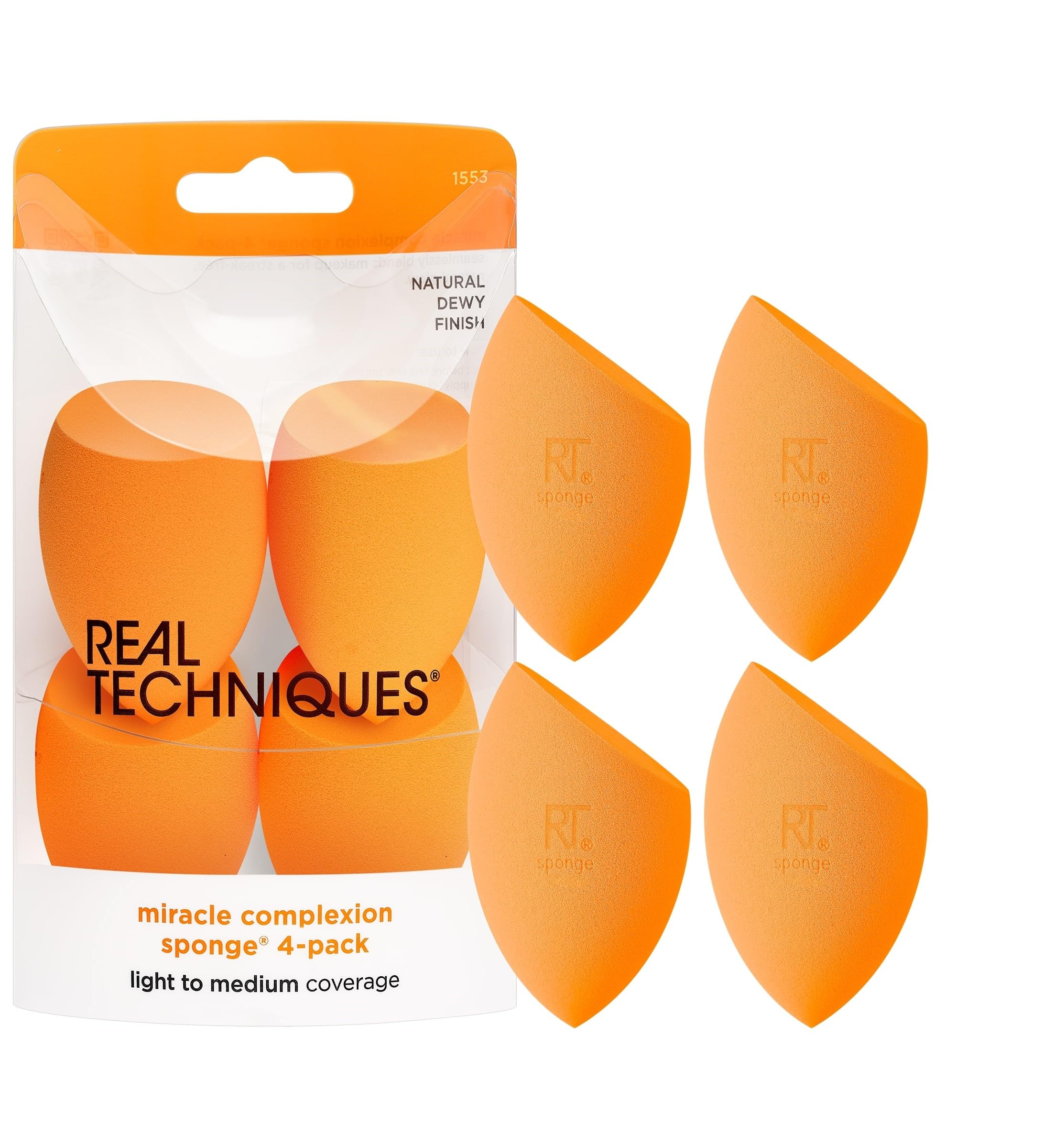 Set De Esponjas Batidoras De Maquillaje Real Techniques Miracle Paquete De 4 - Venta Internacional $593