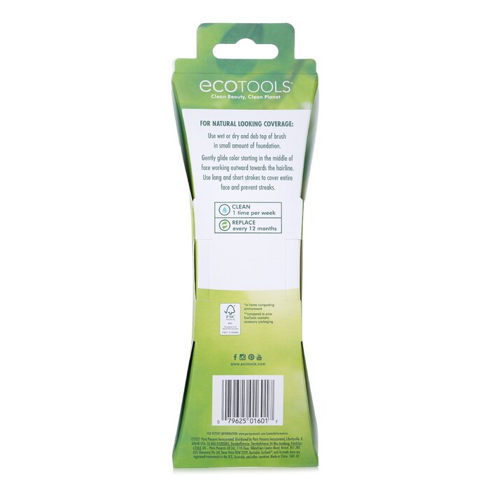 Foto 3 | Brocha De Maquillaje Ecotools Wonder Cover Complexion Brush - Venta Internacional.