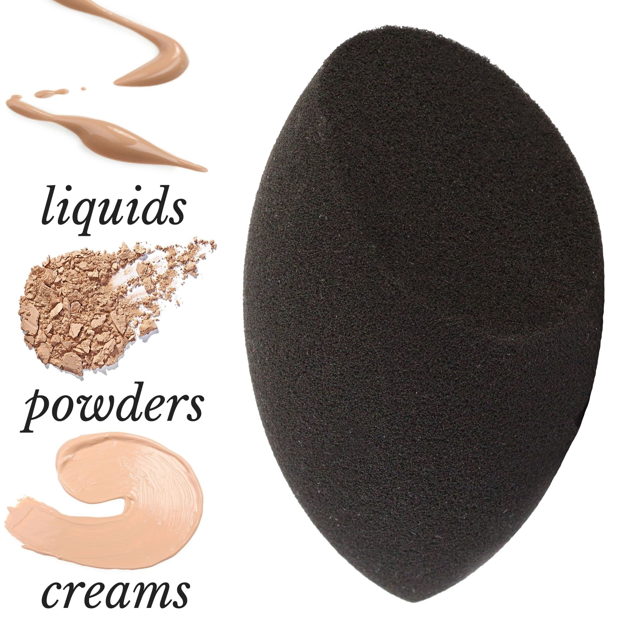 Foto 7 pulgar | Esponja de Maquillaje Blender Beauty Junkees Black Contour Sin Látex - Venta Internacional