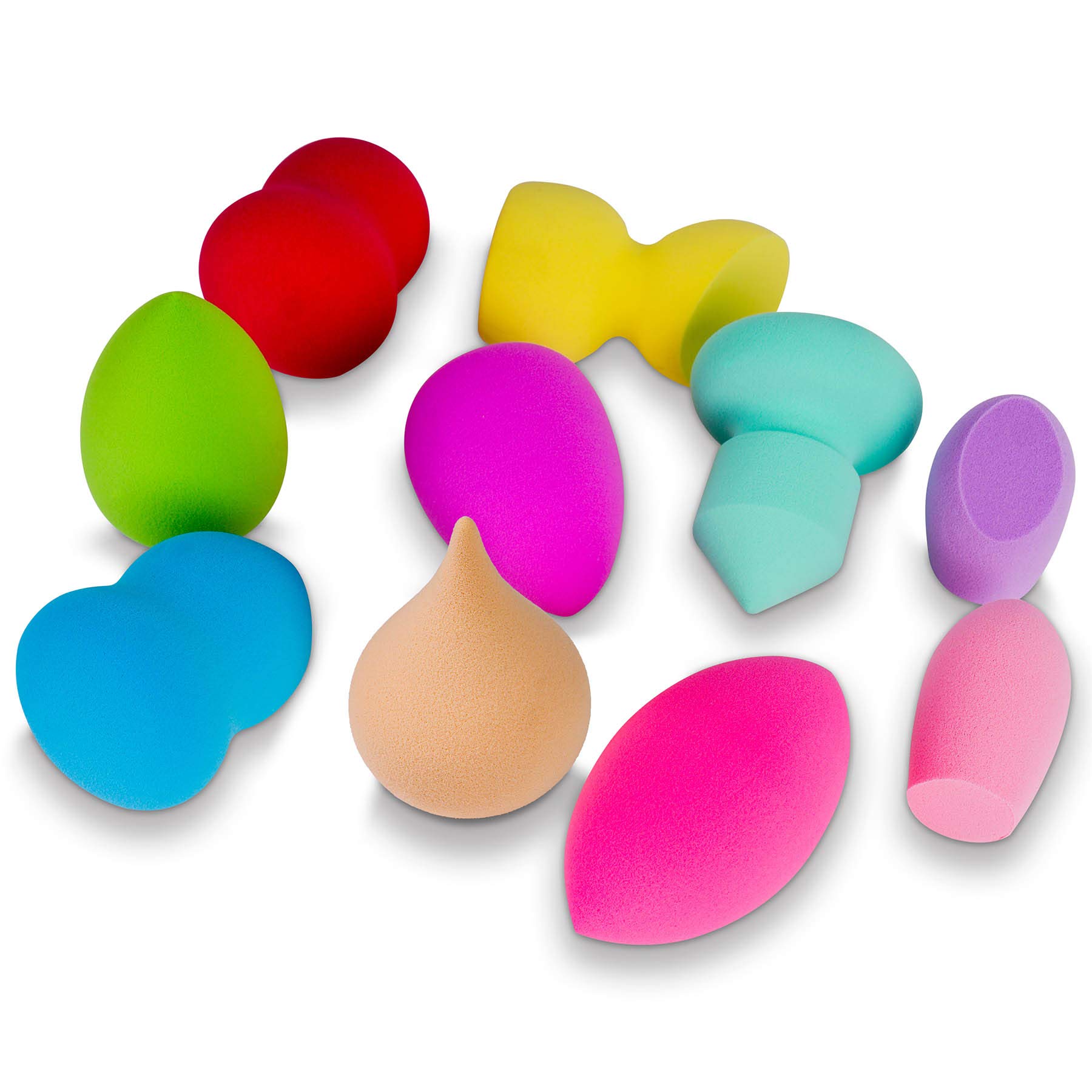 Foto 6 pulgar | Set de 10 Esponjas Batidoras de Maquillaje SHANY Veganas y Sin Látex - Venta Internacional