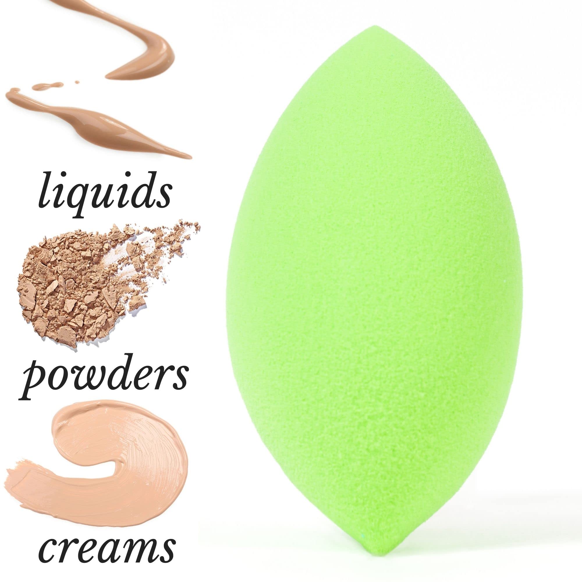 Foto 7 pulgar | Esponja de Maquillaje Beauty Junkees Verde Sin Látex - Venta Internacional