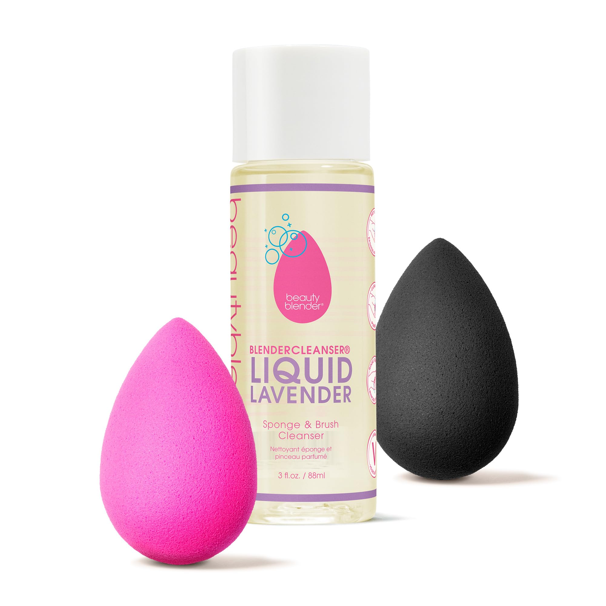 Set De Esponjas De Maquillaje Beautyblender Original Pink + Pro Black - Venta Internacional.