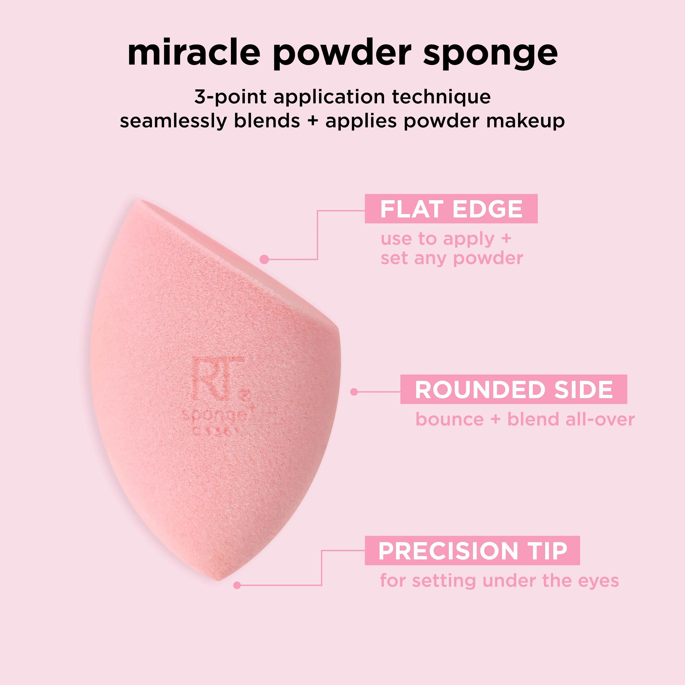 Foto 5 pulgar | Esponja Para Mezclar Maquillaje Real Techniques Miracle Powder, 1 Unidad - Venta Internacional.