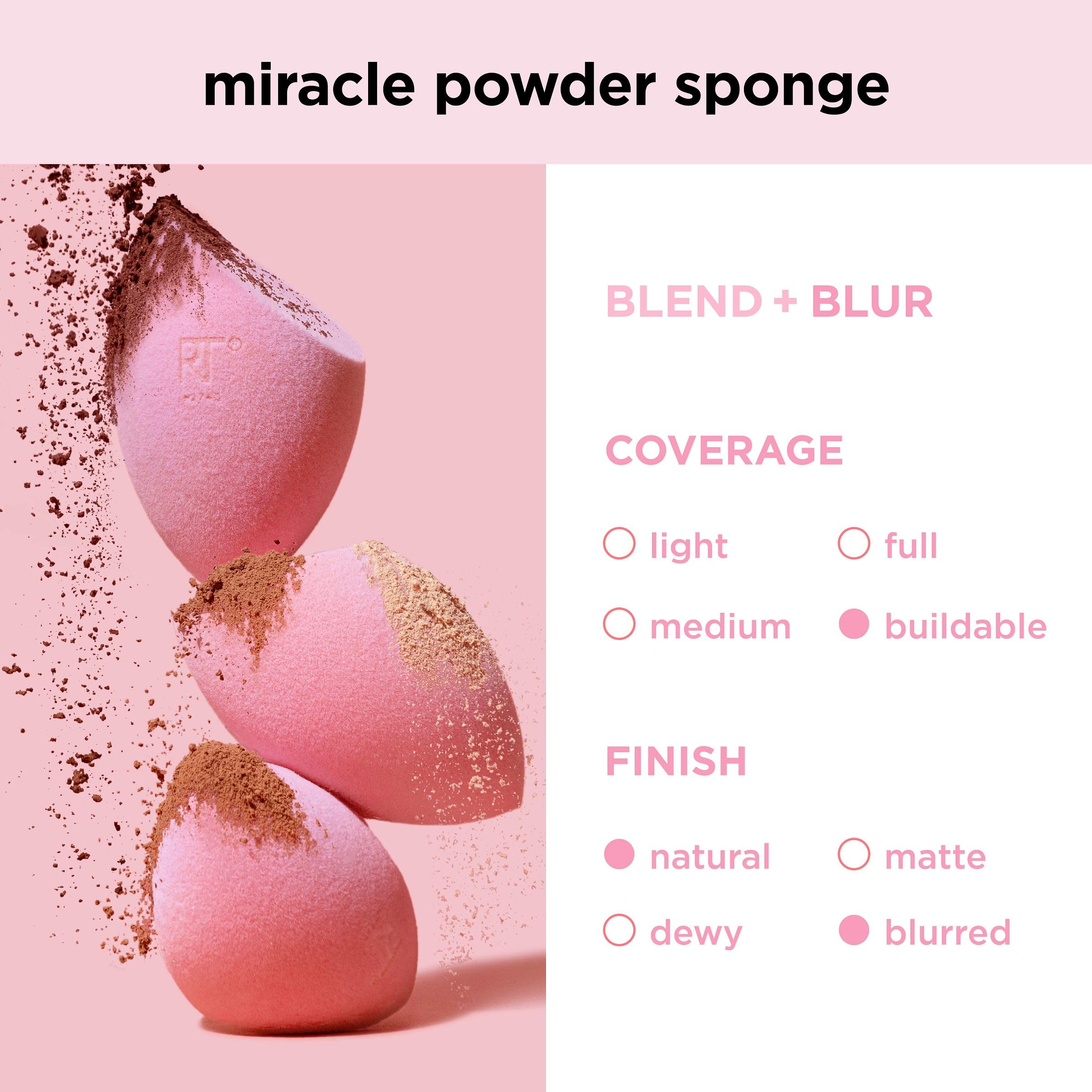 Foto 7 | Esponja Para Mezclar Maquillaje Real Techniques Miracle Powder, 1 Unidad - Venta Internacional.