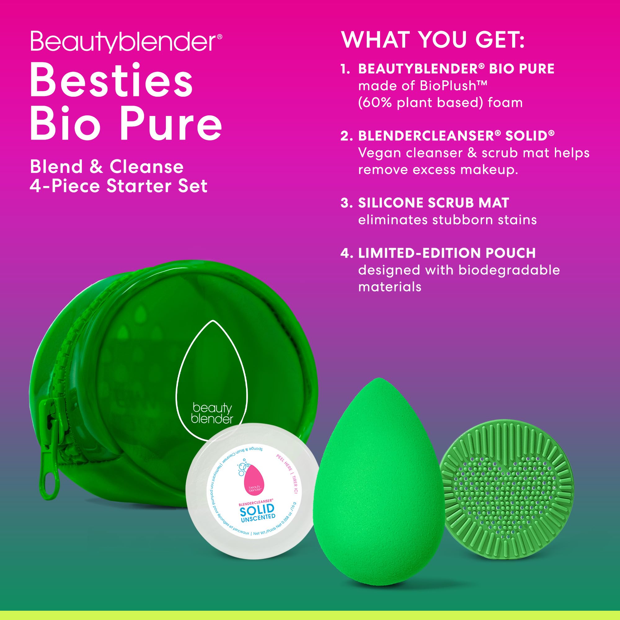 Foto 8 pulgar | Set De Esponjas De Maquillaje Beautyblender  Besties Bio Pure Blend - Venta Internacional.