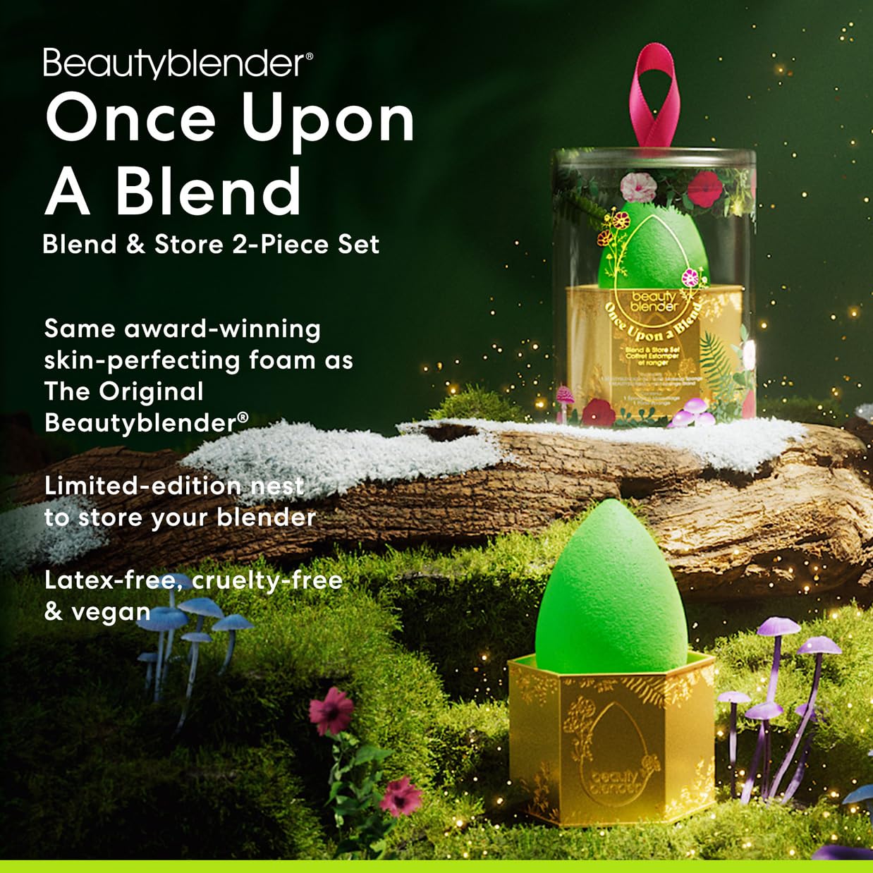 Foto 4 pulgar | Esponja De Maquillaje Beautyblender Once Upon A Blend Con Soporte Para Nido - Venta Internacional.