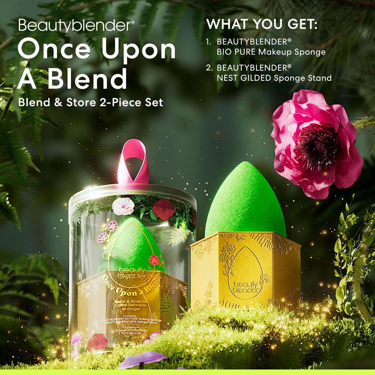 Foto 7 pulgar | Esponja De Maquillaje Beautyblender Once Upon A Blend Con Soporte Para Nido - Venta Internacional.