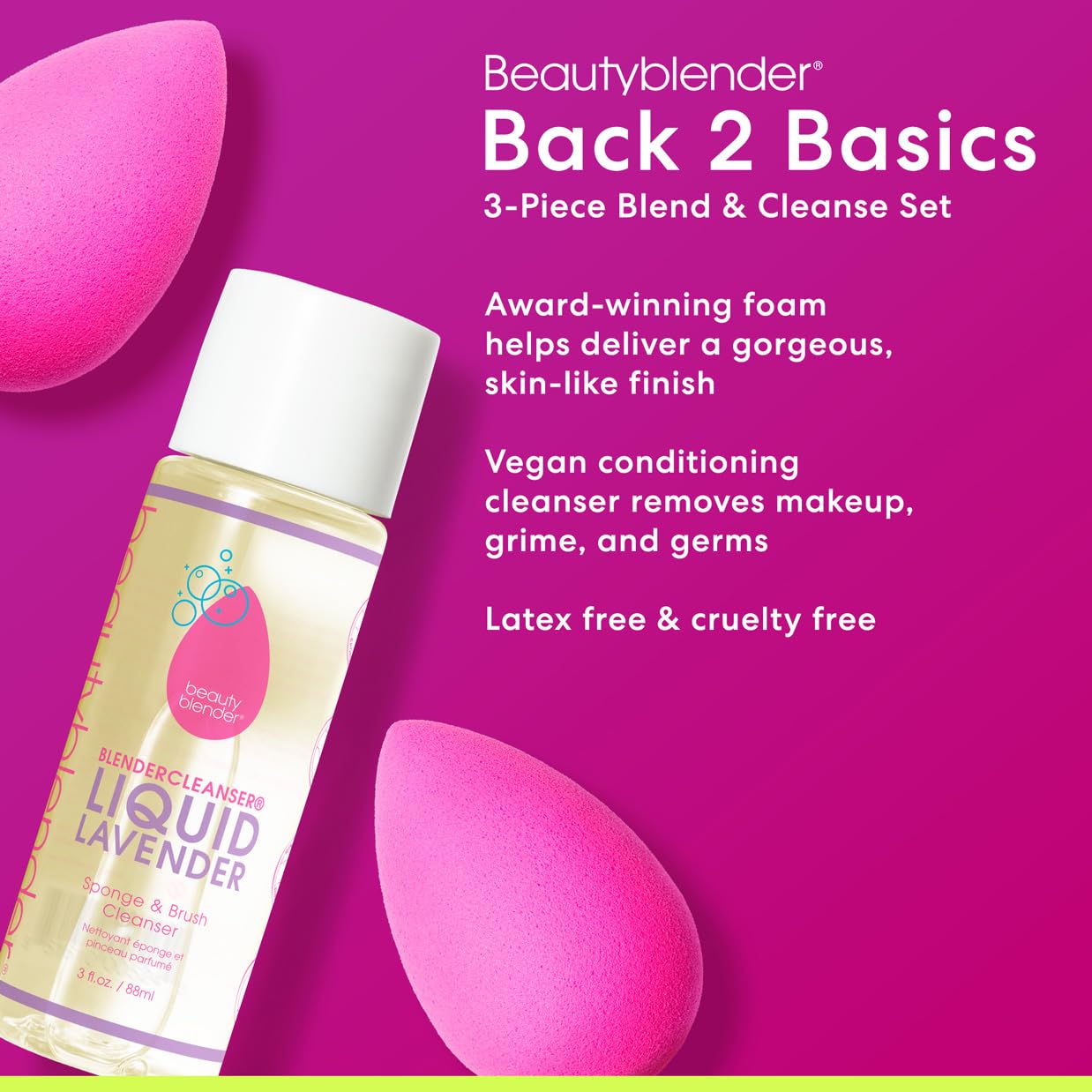 Foto 5 pulgar | Set De Mezcla Y Limpieza Beautyblender Back 2 Basics De 3 Piezas - Venta Internacional.