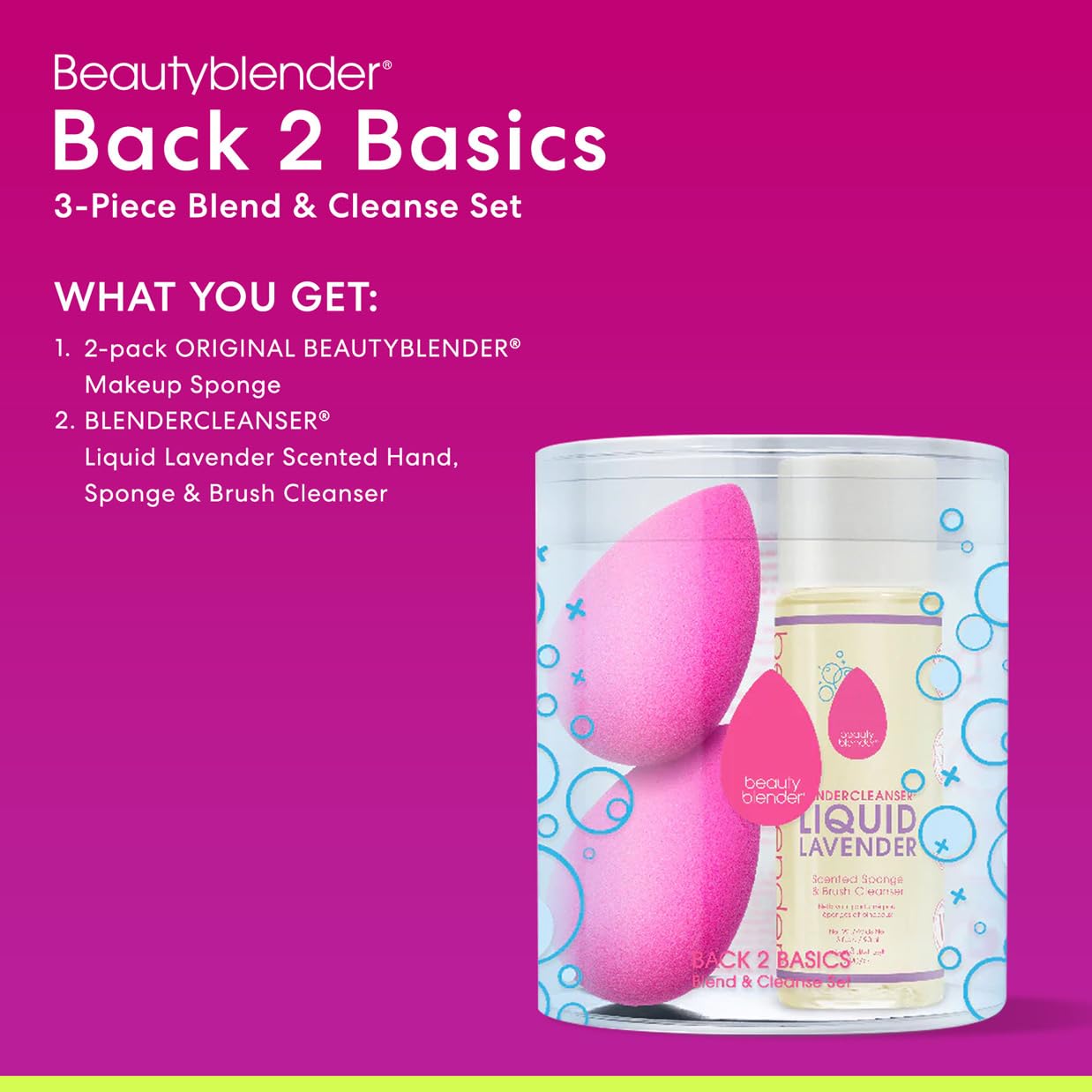 Foto 8 pulgar | Set De Mezcla Y Limpieza Beautyblender Back 2 Basics De 3 Piezas - Venta Internacional.