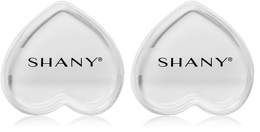 Esponja Para Mezclar Maquillaje Shany Stay Jelly Silicone Heart - Venta Internacional.