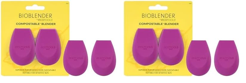 Esponjas Para Mezclar Maquillaje Ecotools Bioblender Duo, 2 Unidades - Venta Internacional.