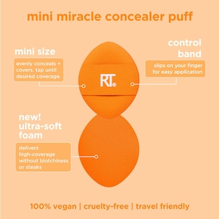 Foto 3 | Mini Corrector Makeup Puff Real Techniques, 3 Unidades - Venta Internacional.