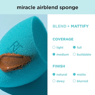 Foto 7 | Esponja Para Mezclar Maquillaje Real Techniques Miracle Airblend - Venta Internacional.