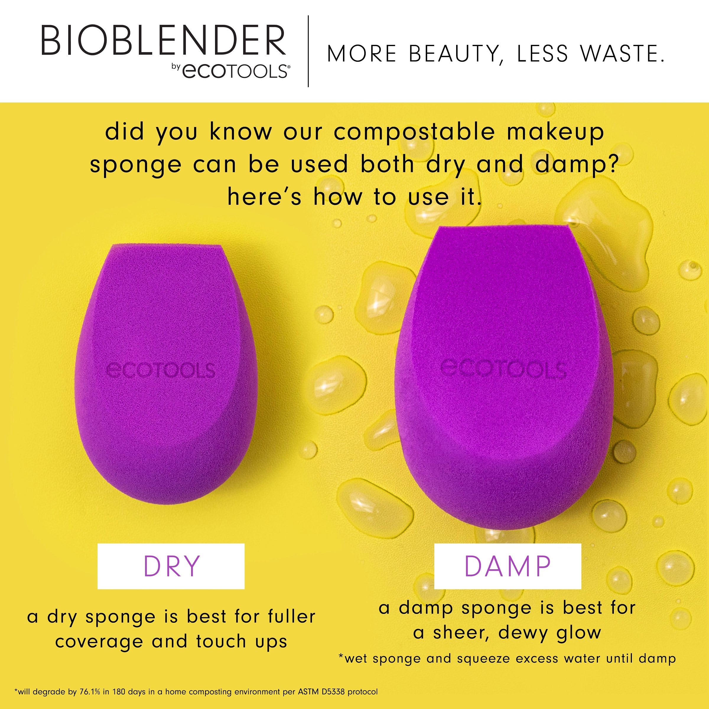 Foto 8 pulgar | Esponja De Maquillaje Ecotools Bioblender Compostable Purple X2 - Venta Internacional.