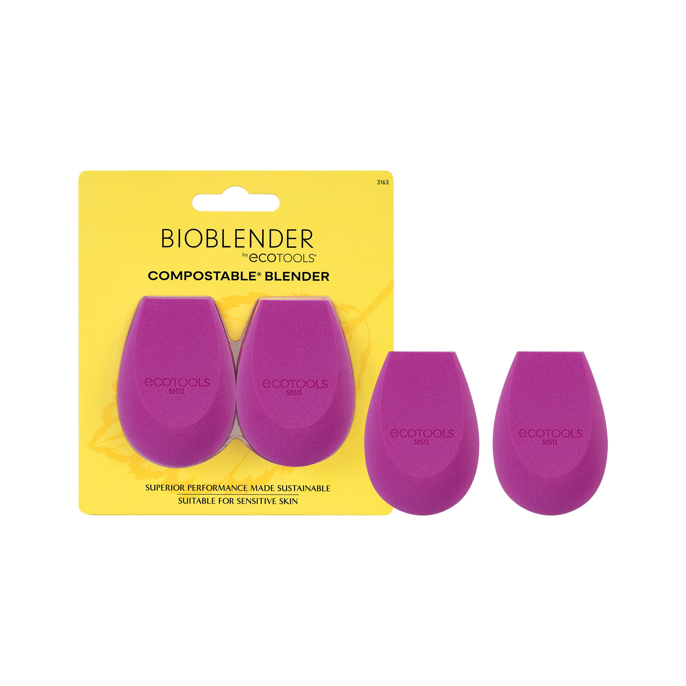 Esponja De Maquillaje Ecotools Bioblender, Compostable, 2 Unidades - Venta Internacional.