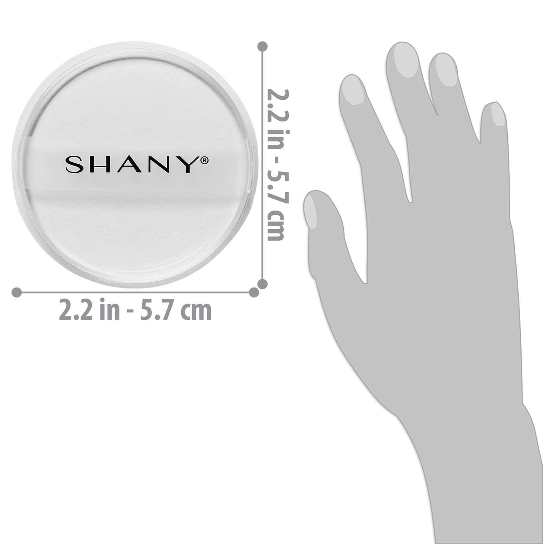 Foto 5 pulgar | Esponja Para Mezclar Maquillaje Shany Stay Jelly Silicone Clear X2 - Venta Internacional.