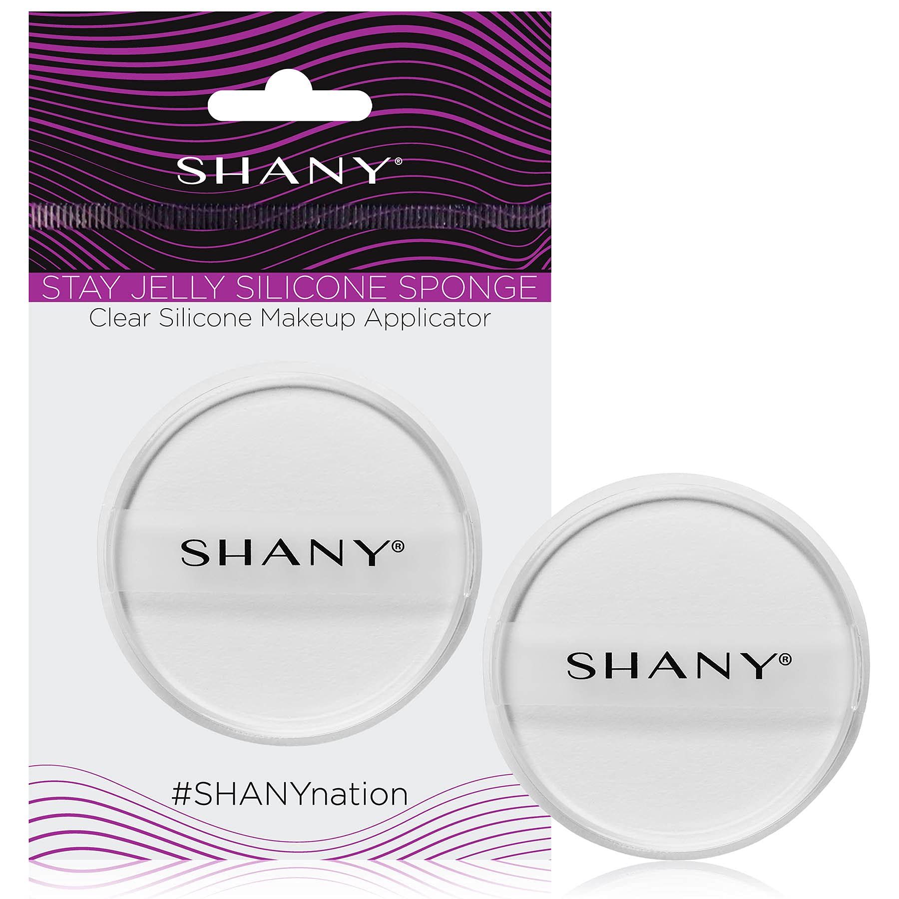 Foto 6 pulgar | Esponja Para Mezclar Maquillaje Shany Stay Jelly Silicone Clear X2 - Venta Internacional.