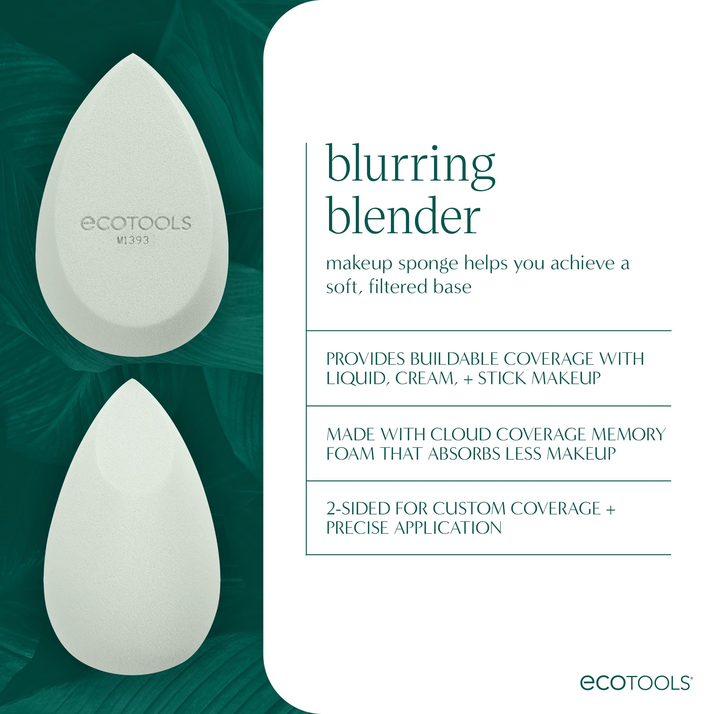 Foto 5 pulgar | Dúo De Brochas Y Esponjas De Maquillaje Ecotools Blend + Blur, 2 Unidades - Venta Internacional.