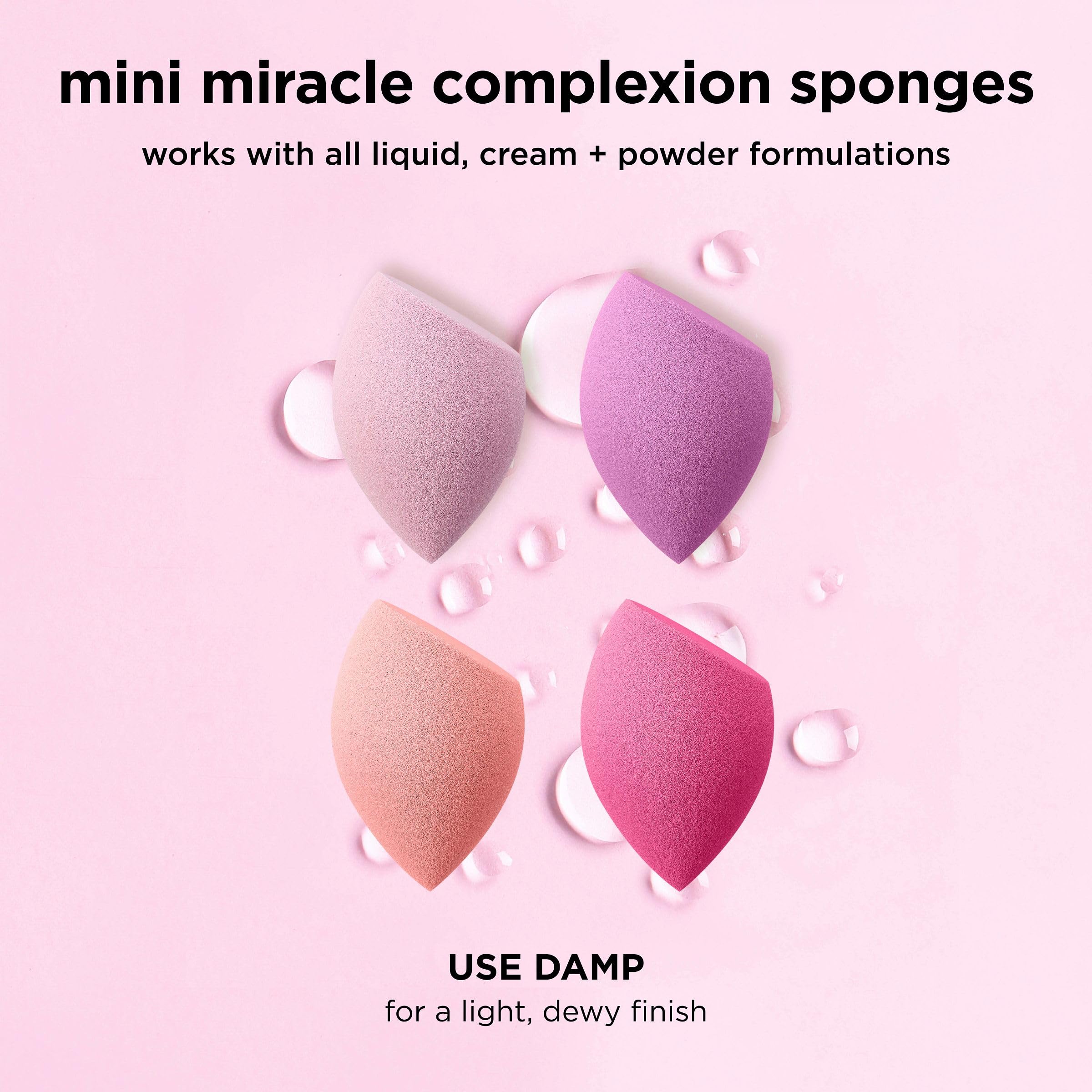 Foto 6 pulgar | Esponjas Para Mezclar Maquillaje Real Techniques Mini Miracle X4 - Venta Internacional.
