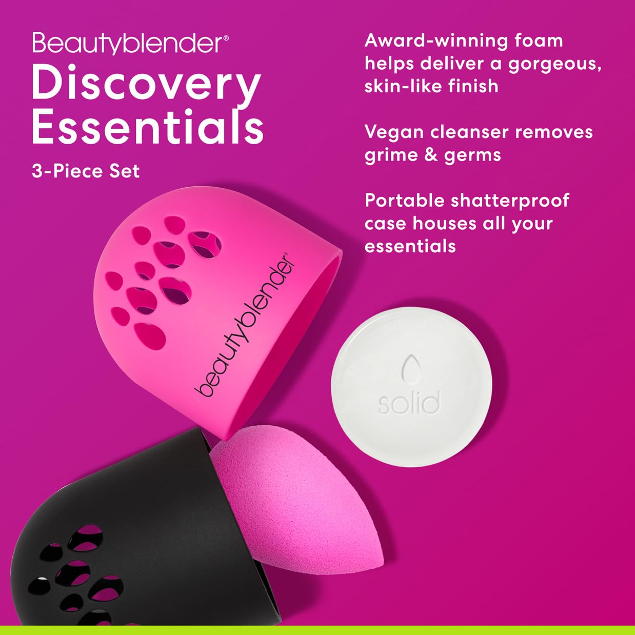 Foto 5 pulgar | Set De Esponjas De Maquillaje Beautyblender  Discovery Kit Con Limpiador - Venta Internacional.