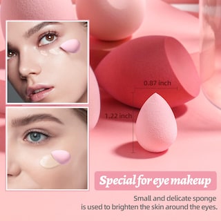 Foto 4 | Set De Esponjas De Maquillaje Bs-mall Blender Sponges, 7 Unidades+1 Mini - Venta Internacional.