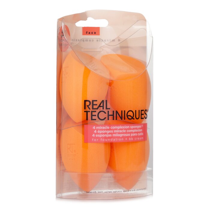 Foto 2 pulgar | Set De 4 Esponjas Miracle Complexion De Real Techniques - Venta Internacional.