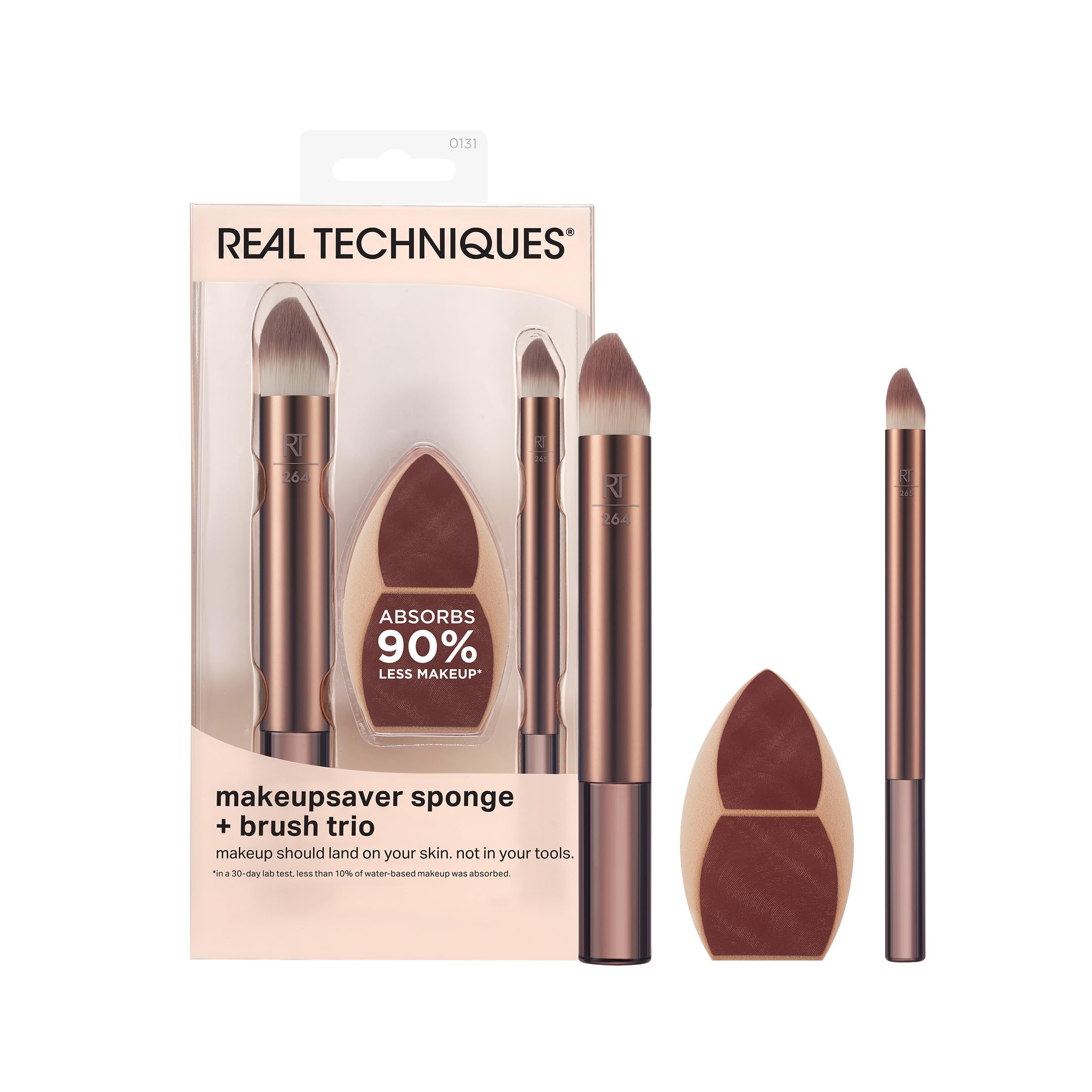 Foto 1 | Set De Maquillaje Real Techniques Makeupsaver Sponge + Brush Trio - Venta Internacional.