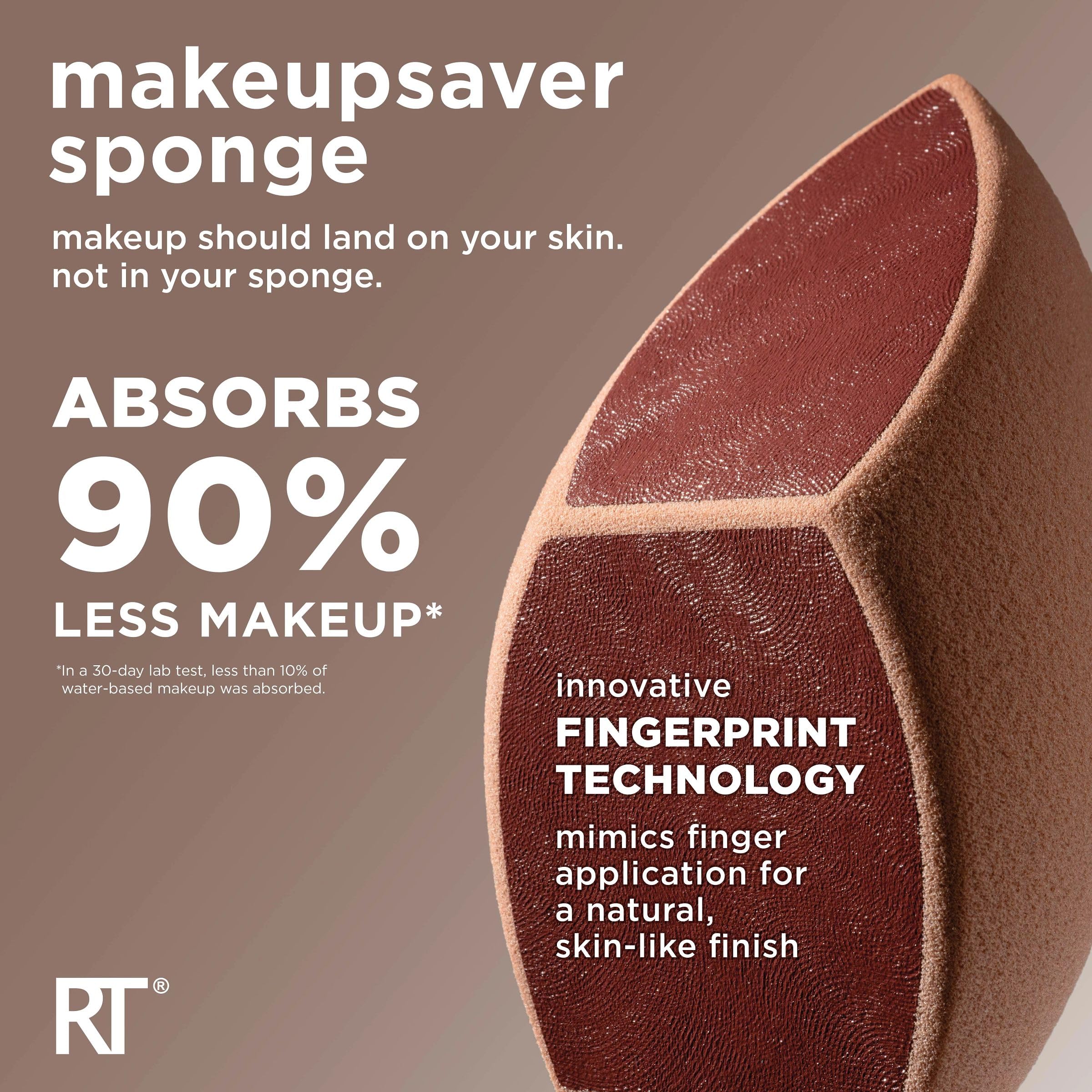 Foto 4 | Set De Maquillaje Real Techniques Makeupsaver Sponge + Brush Trio - Venta Internacional.