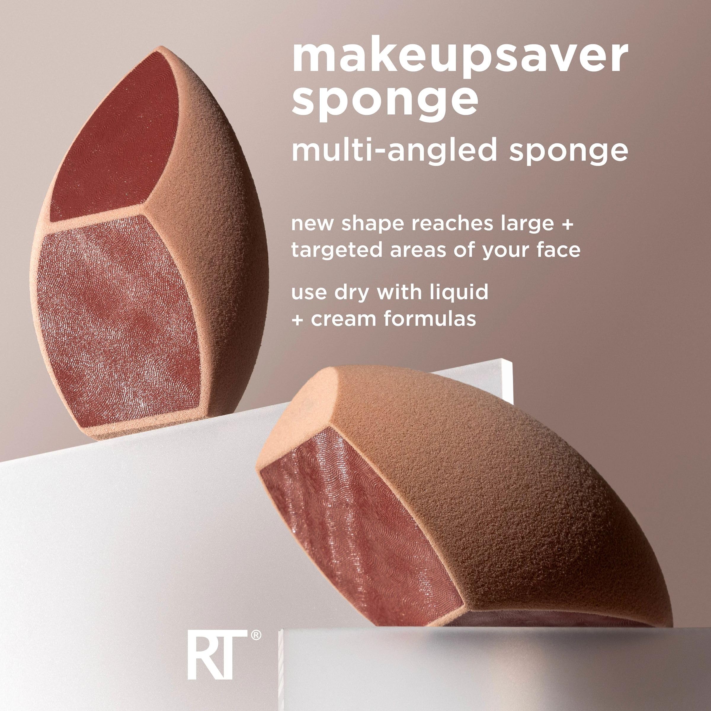 Foto 5 | Set De Maquillaje Real Techniques Makeupsaver Sponge + Brush Trio - Venta Internacional.