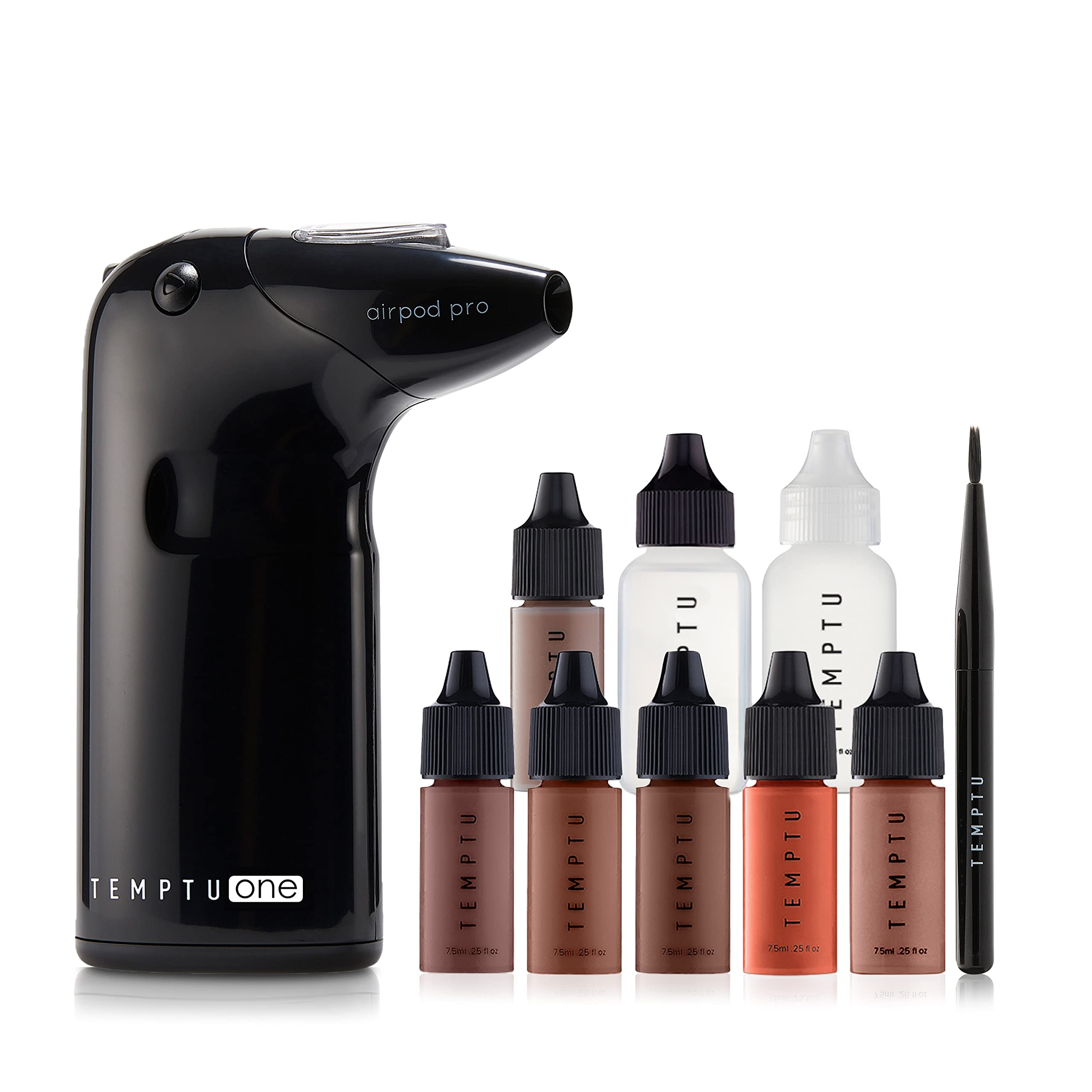 Foto 2 pulgar | Kit De Maquillaje Temptu One Airbrush Complexion Dark/deep, 11 Piezas - Venta Internacional.