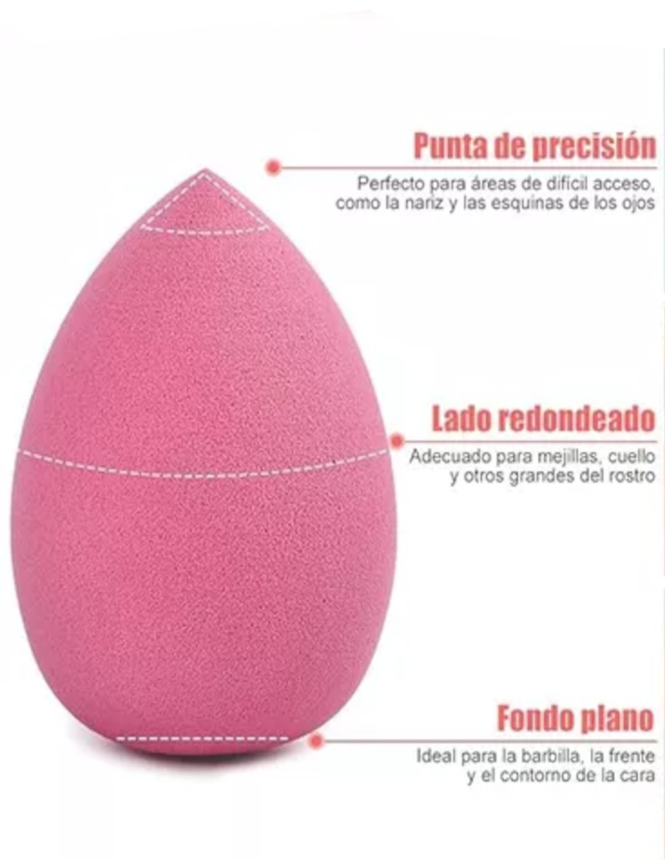 Foto 5 pulgar | Kit Esponjas Para Maquillaje 4pzas +termo De Agua Güish