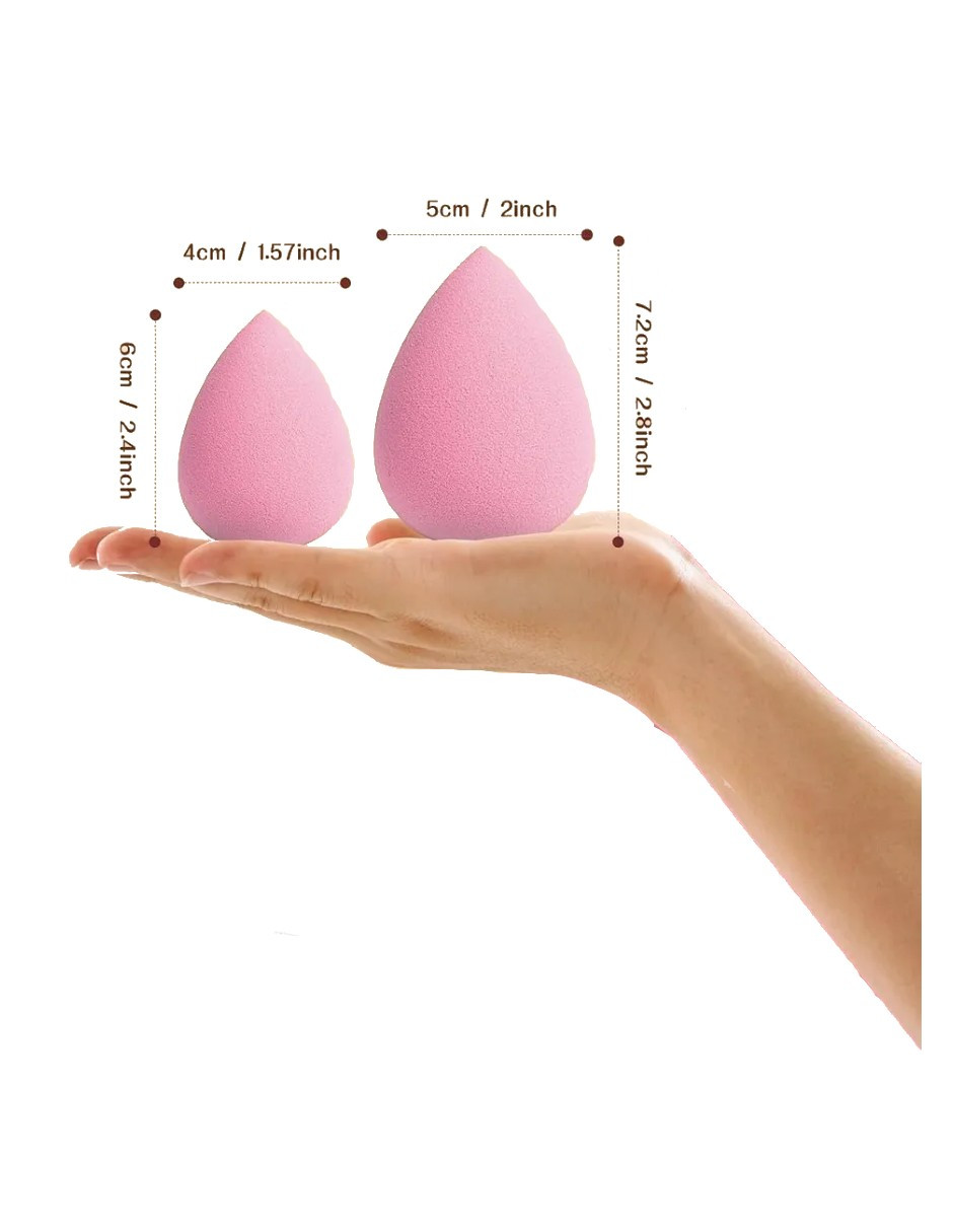 Foto 5 pulgar | 8 Esponjas Para Maquillaje Facial  Con Caja + Gratis Termo Güish De Regalo