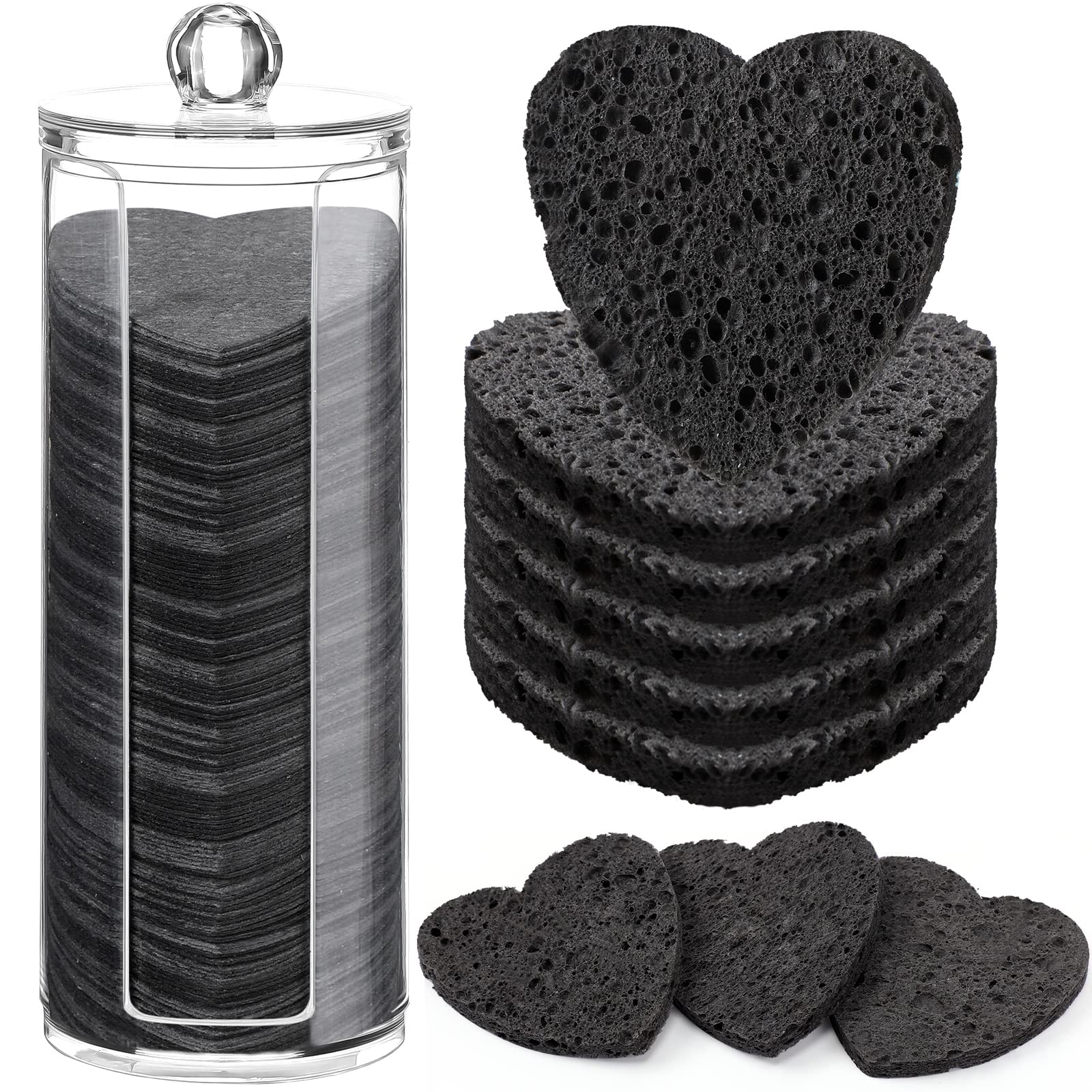 Esponjas Faciales Comprimidas Sieral 120 Piezas Con Contenedor - Venta Internacional. $874