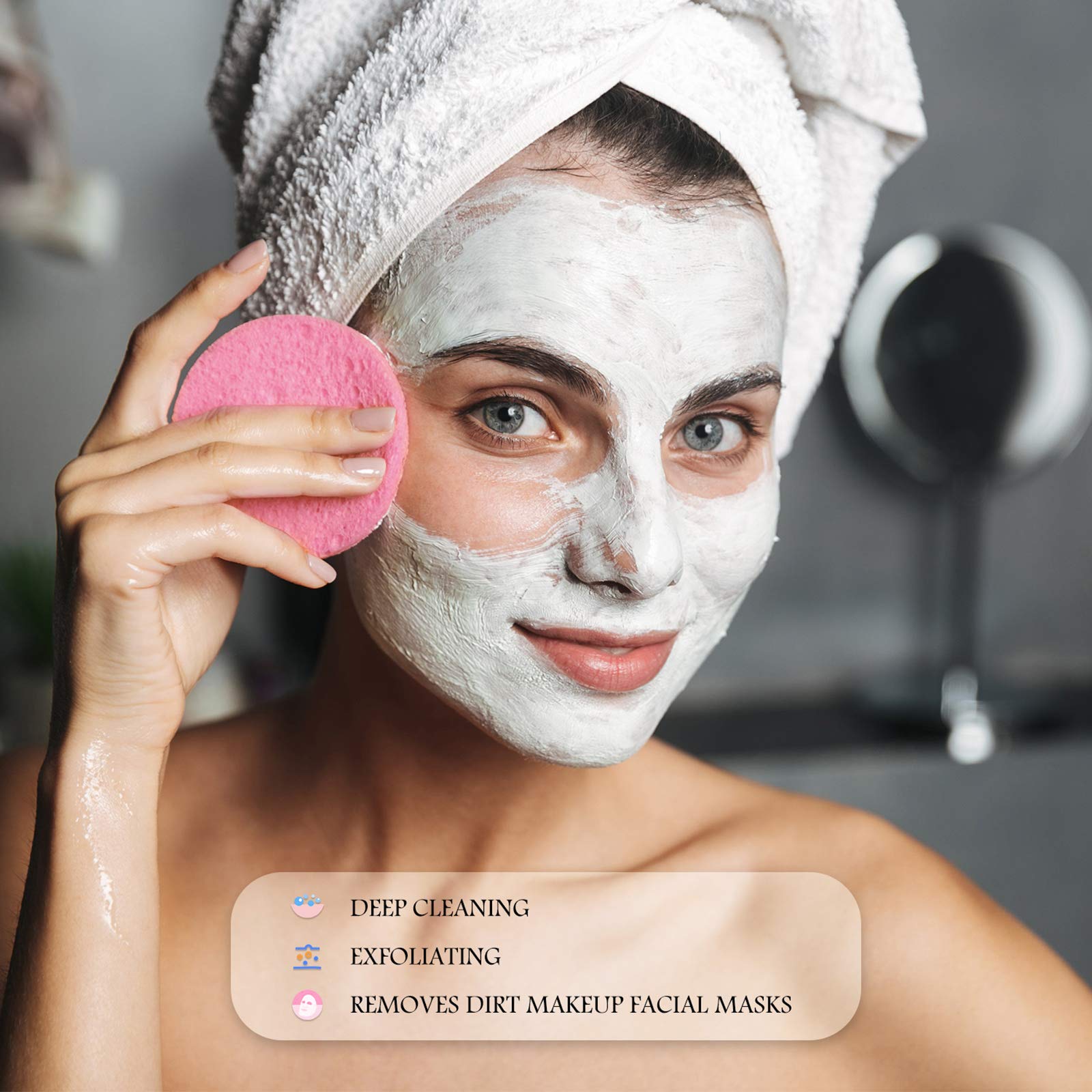 Foto 6 | Esponja Facial Comprimida Patelai De 120 Piezas Para Desmaquillar - Venta Internacional.