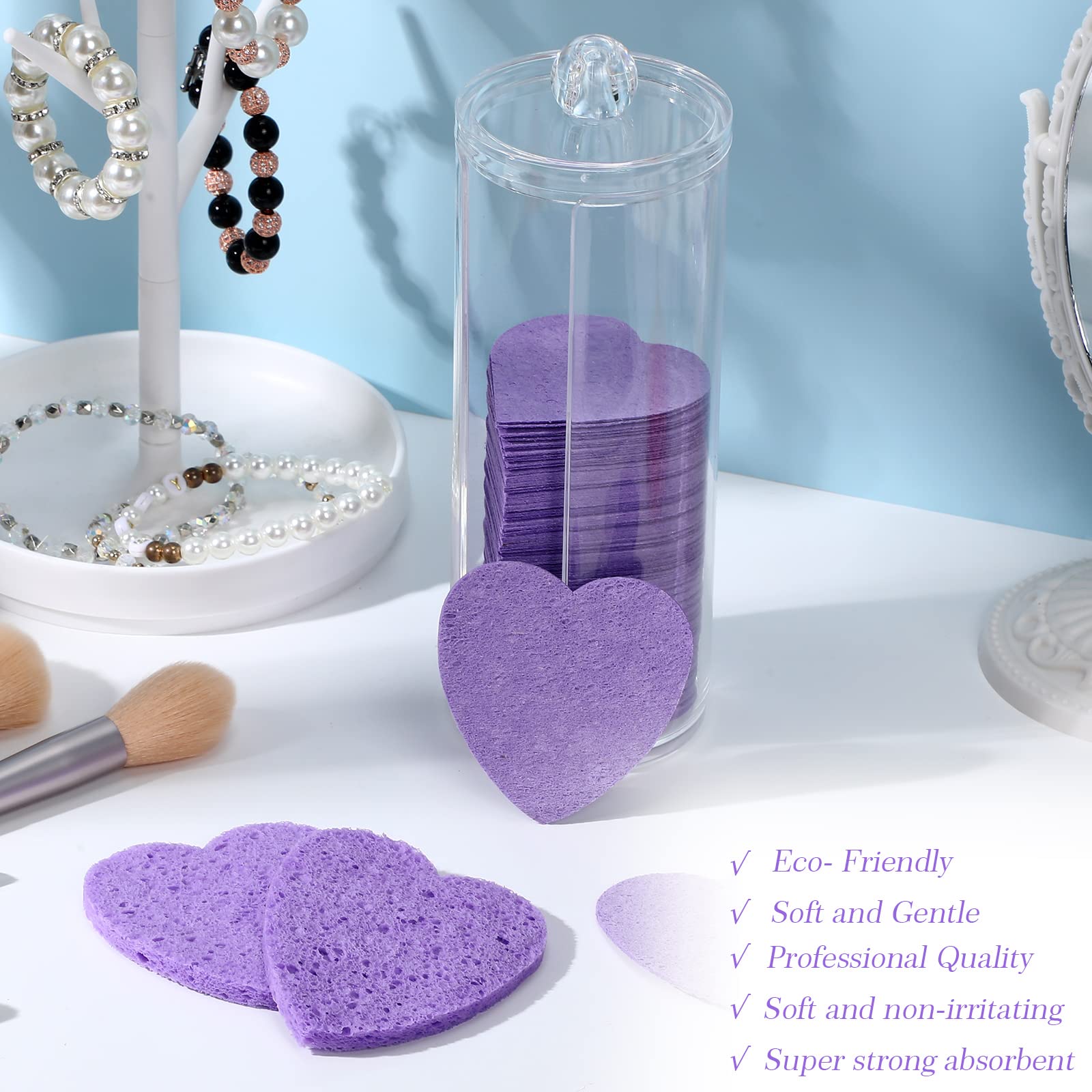 Foto 7 | Esponjas Faciales Comprimidas Sieral 120 Piezas Con Contenedor - Venta Internacional.