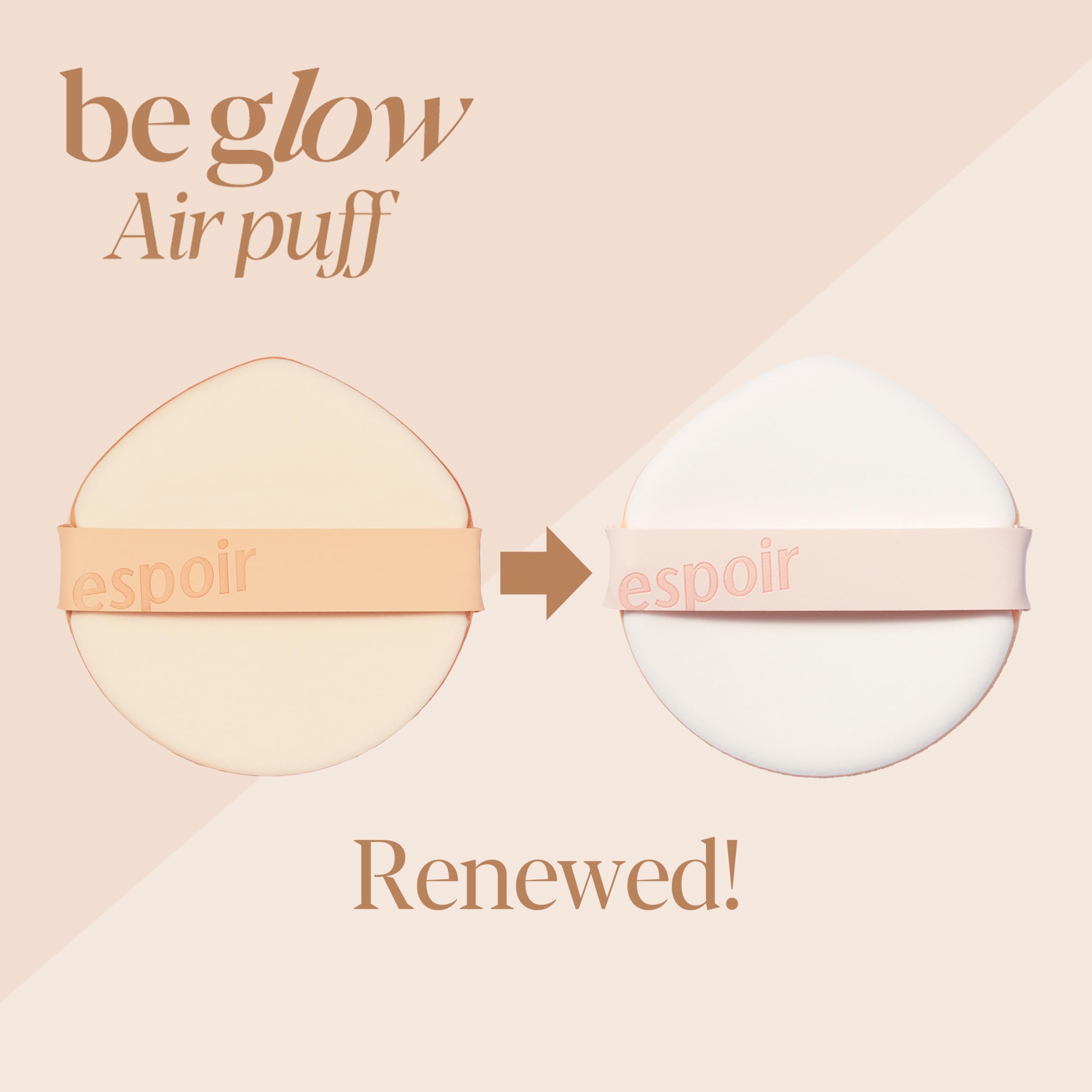 Foto 3 pulgar | Makeup Puff Espoir New Air Puff Volume 5 Para Maquillaje Facial - Venta Internacional.