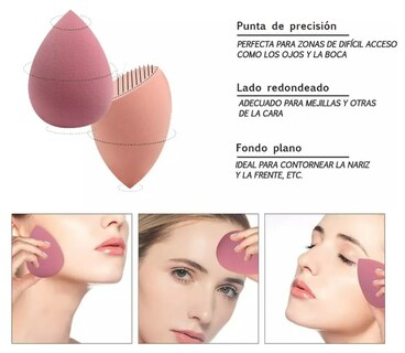 Foto 2 | Kit De Belleza Xtellar: Esponja Profesional Y Brochas Kabuki Para Maquillaje Premium