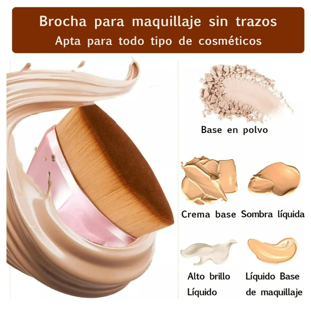 Foto 4 pulgar | Kit De Belleza Xtellar: Esponja Profesional Y Brochas Kabuki Para Maquillaje Premium