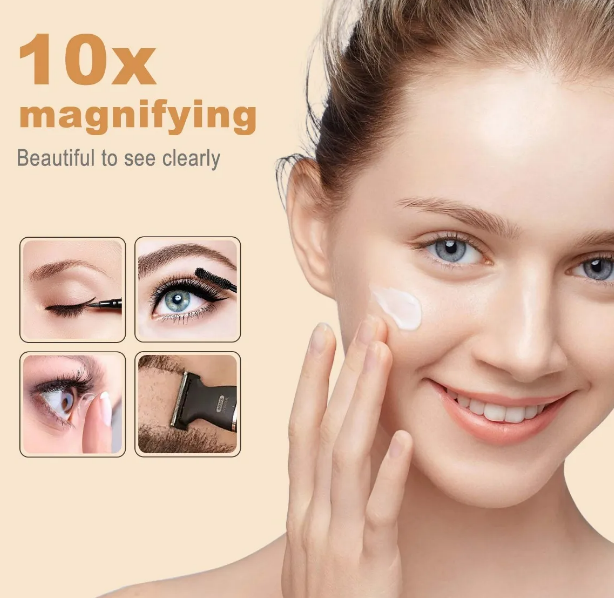 Foto 4 pulgar | Xtellar Espejo De Maquillaje Premium Con Iluminación Led Y Ampliación 10x