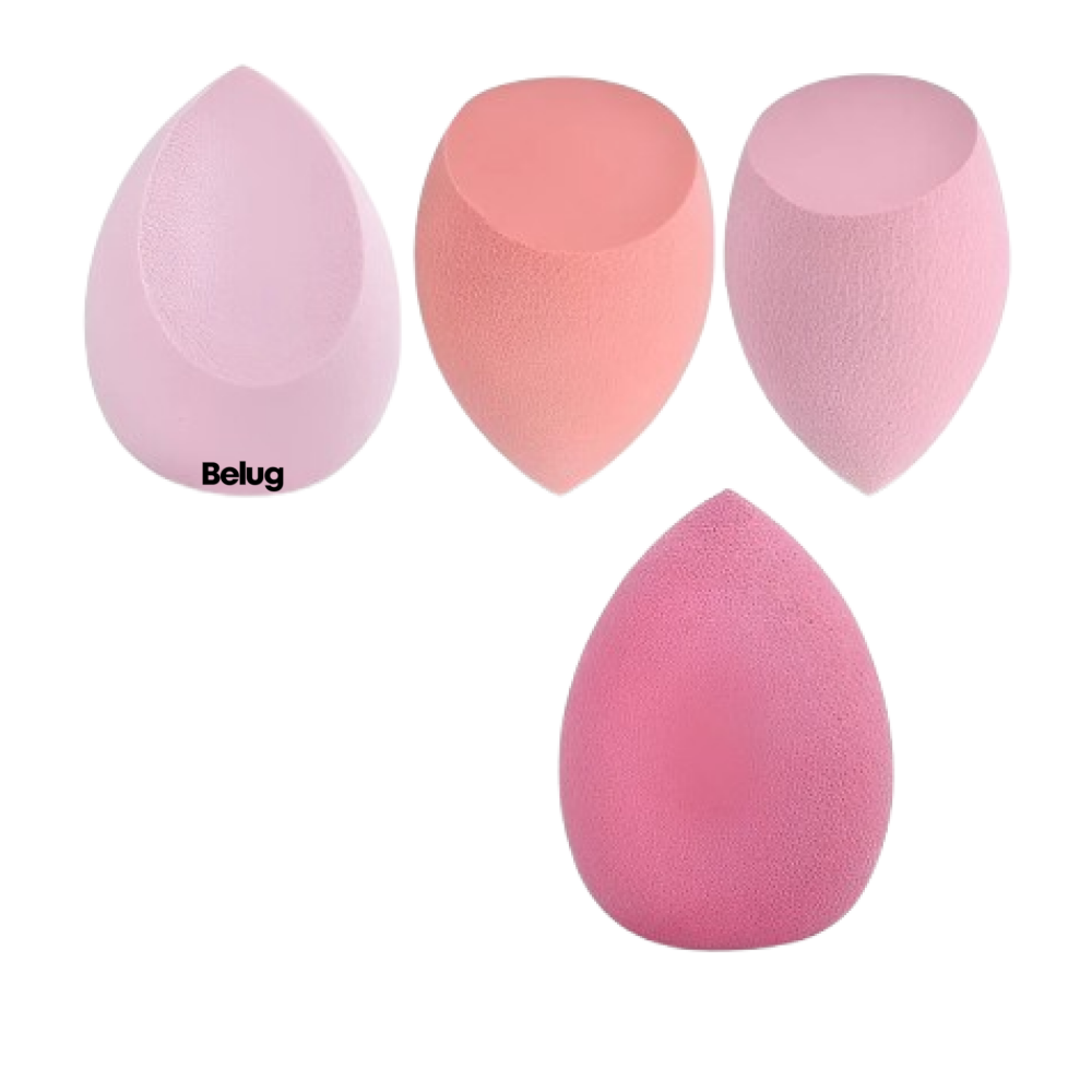 Foto 2 pulgar | Kit Esponja De Maquillaje Caja De 8 Piezas Belug   Rosa